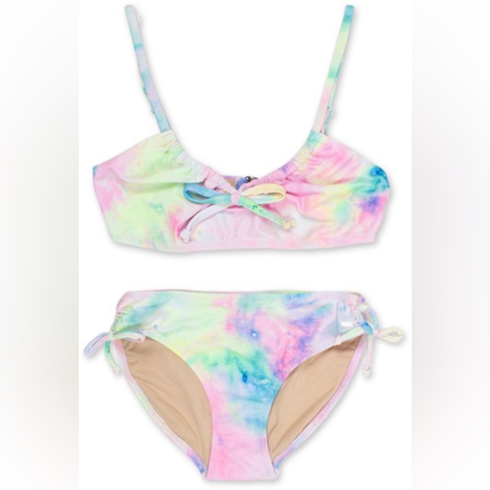 SHADE CRITTERS Girls 2-piece Bikini Set, Size: 14